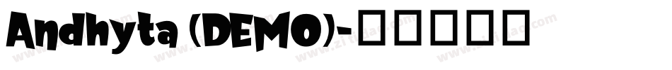 Andhyta (DEMO)字体转换